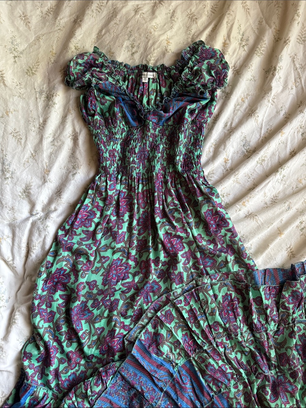 Karma highway multicolored maxi dress one size
